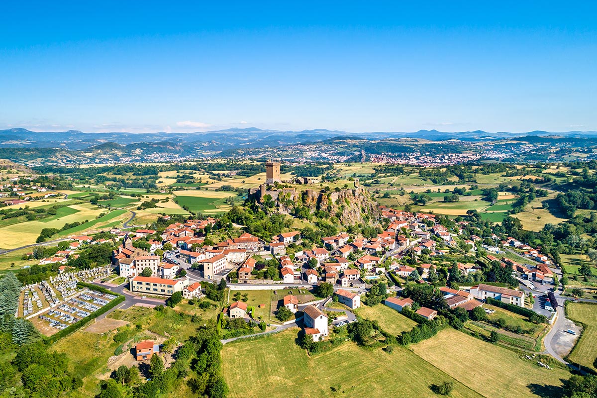 Village de Polignac, en Auvergne